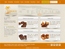 Tablet Screenshot of dhaoui-dattes.com